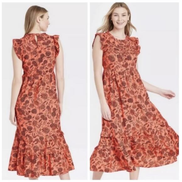 Universal‎ Threads Midi Dress - Picture 1 of 6